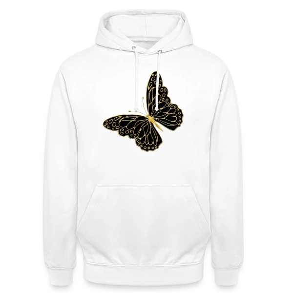 Papillon Élégant sur Sweat-shirt à capuche unisexe