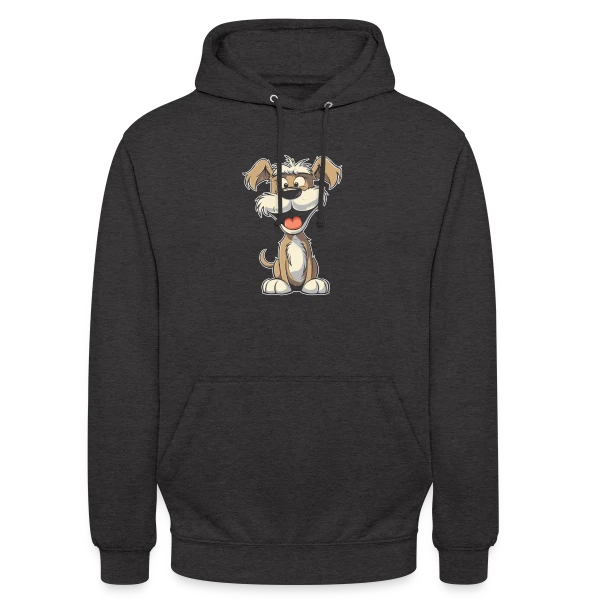 Schnauzer Joyeux sur Sweat-shirt à capuche unisexe