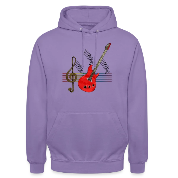 Guitare Addict sur Sweat-shirt à capuche unisexe