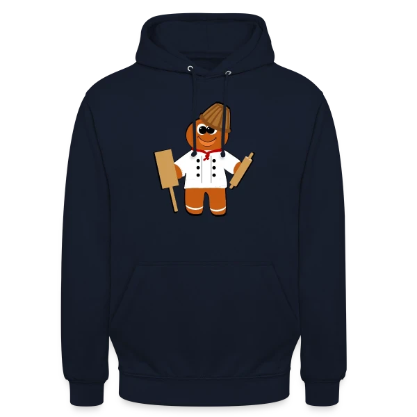 Boulanger Alsacien Gourmand sur Sweat-shirt à capuche unisexe