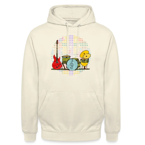 Mélodies d'Instruments sur Sweat-shirt à capuche unisexe