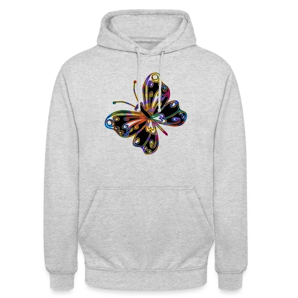 Papillon Élégant sur Sweat-shirt à capuche unisexe
