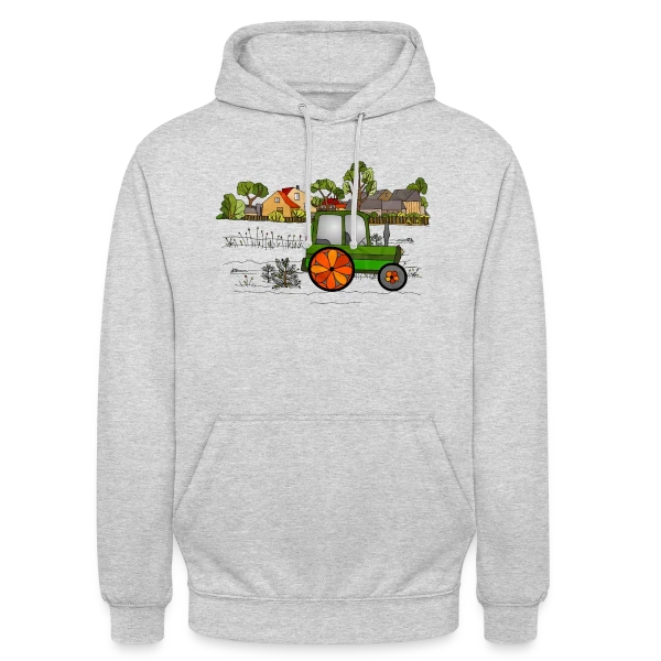 Passion Tracteur sur Sweat-shirt à capuche unisexe