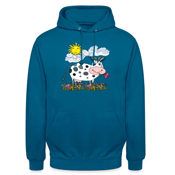 La Vache Stylée sur Sweat-shirt à capuche unisexe