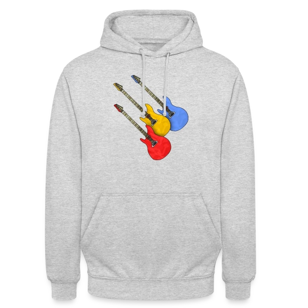 Passion Guitare sur Sweat-shirt à capuche unisexe