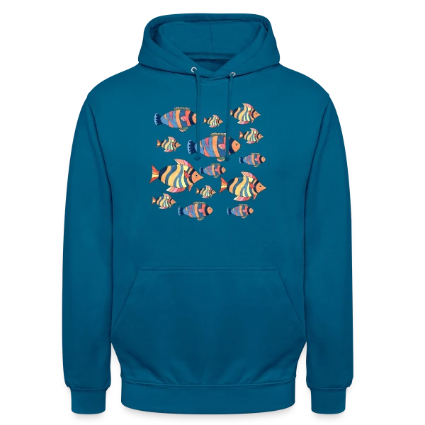 Passion Pêche : L'Esprit du Poisson sur Sweat-shirt à capuche unisexe