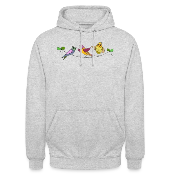 L'Oiseau Libre sur Sweat-shirt à capuche unisexe