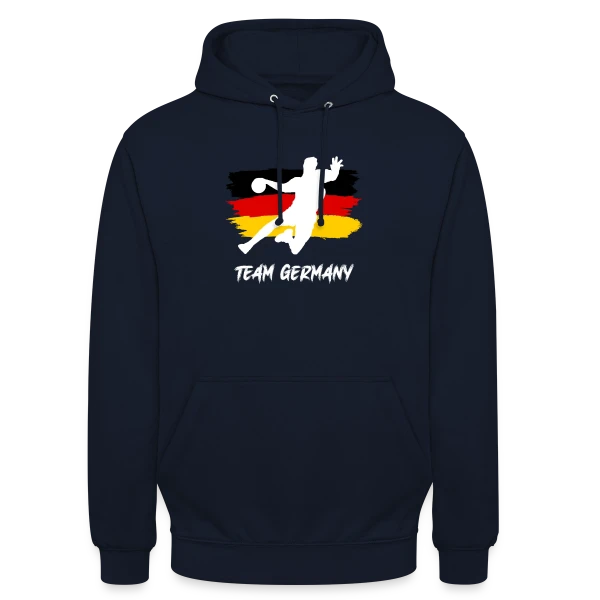 Équipe de Handball Allemagne : Passion Germanique sur Sweat-shirt à capuche unisexe