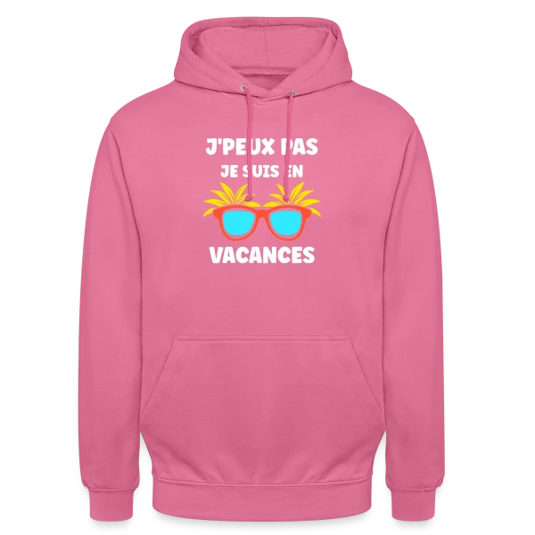 Lunettes de Soleil Tropicales sur Sweat-shirt à capuche unisexe