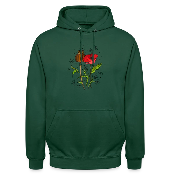 Éclat Floral sur Sweat-shirt à capuche unisexe