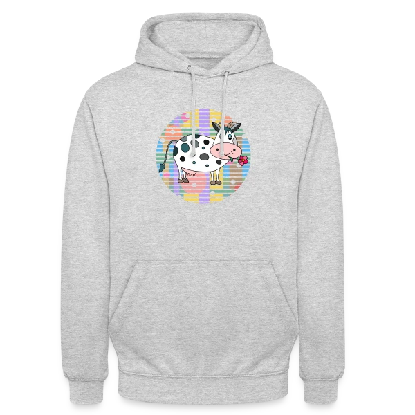 La Vache Adorable sur Sweat-shirt à capuche unisexe
