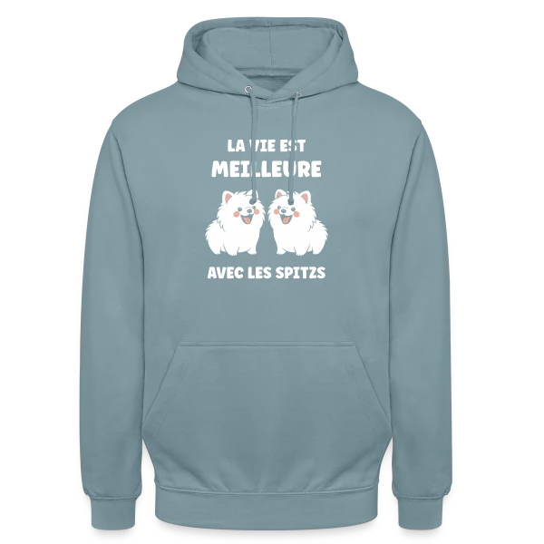Spitz Rigolo sur Sweat-shirt à capuche unisexe