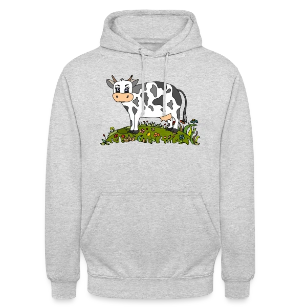 La Vache Stylée sur Sweat-shirt à capuche unisexe