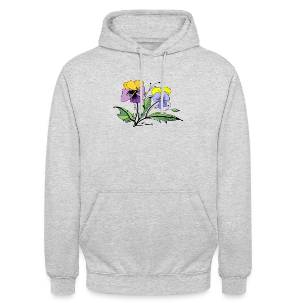Éclat Floral sur Sweat-shirt à capuche unisexe