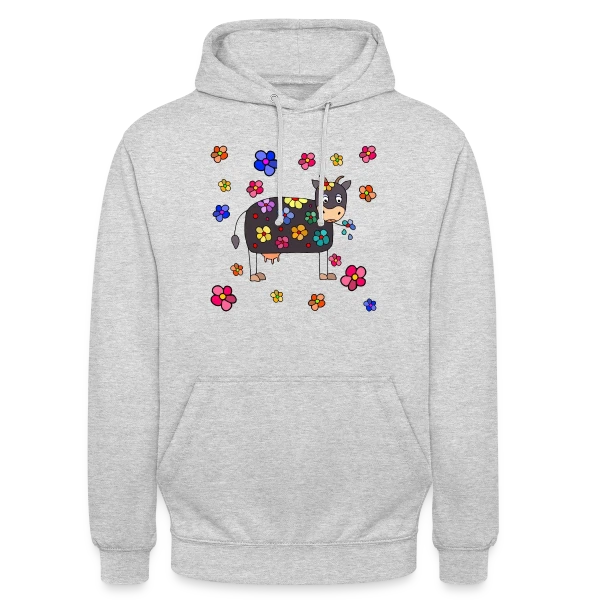 La Vache Stylée sur Sweat-shirt à capuche unisexe
