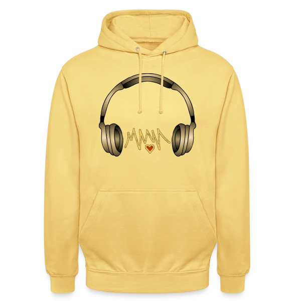 Casque Audio Style Urbain sur Sweat-shirt à capuche unisexe