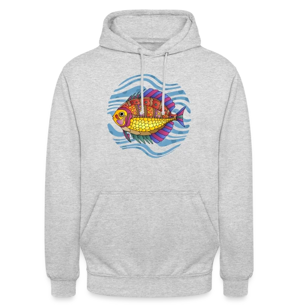 Passion Pêche sur Sweat-shirt à capuche unisexe