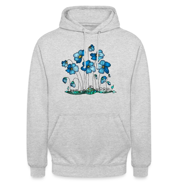 Harmonie Florale sur Sweat-shirt à capuche unisexe