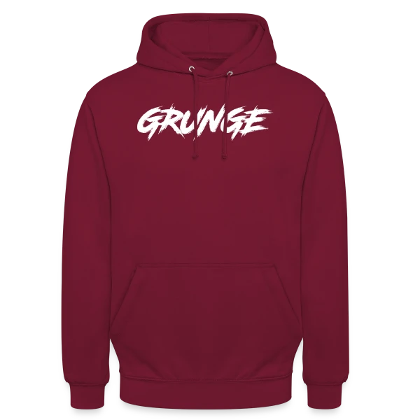 Effet Grunge Blanc Texturé sur Sweat-shirt à capuche unisexe