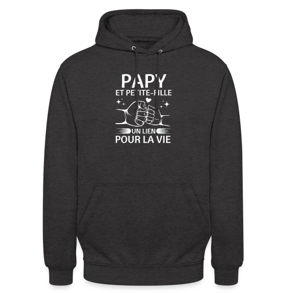 Papy et Petite-Fille - Un Lien pour la Vie sur Sweat-shirt à capuche unisexe