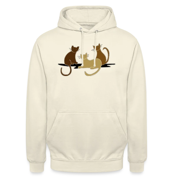 L'Amour des Chats sur Sweat-shirt à capuche unisexe