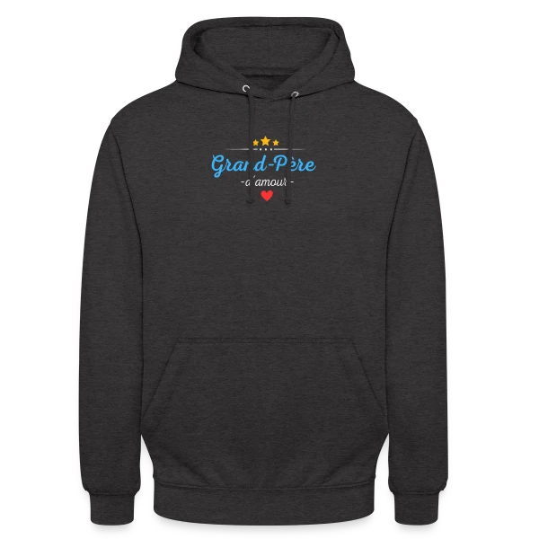 Grand-Père d'Amour : Personnalisé avec Noms des Petits-Enfants sur Sweat-shirt à capuche unisexe