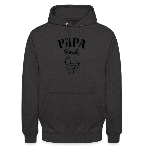 'Papa Poule' - Le Protecteur Attentionné de la Famille sur Sweat-shirt à capuche unisexe