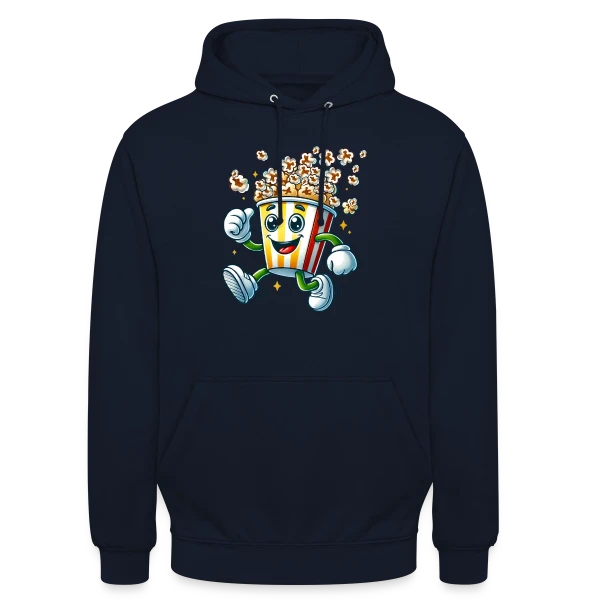 Popcorn Comique : La Star de Vos Soirées Ciné sur Sweat-shirt à capuche unisexe