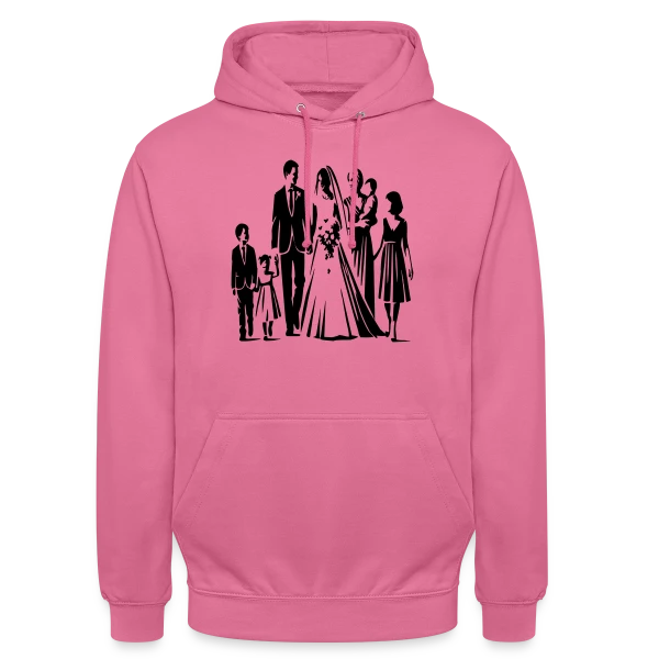 Mariage et Fête sur Sweat-shirt à capuche unisexe