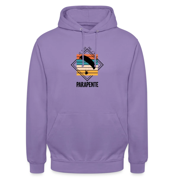 Humour : Je Peux Pas J'ai Parapente sur Sweat-shirt à capuche unisexe
