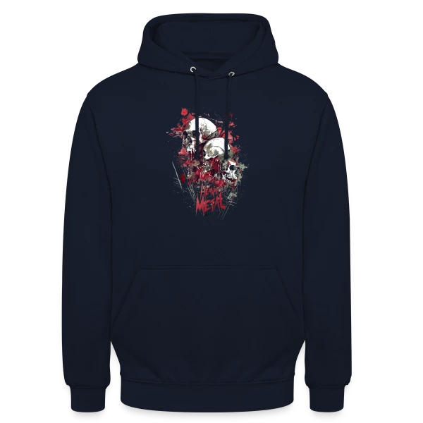 Esprit Heavy Metal sur Sweat-shirt à capuche unisexe