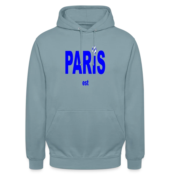 Paris Foot Passion sur Sweat-shirt à capuche unisexe