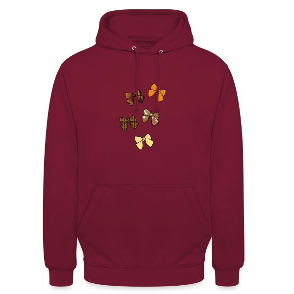 Nœuds Papillon Rétro Années 70 sur Sweat-shirt à capuche unisexe