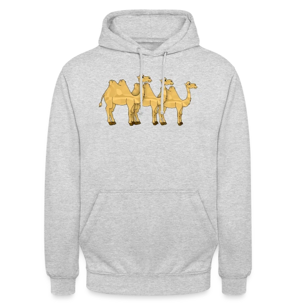 Chameau du Désert Stylé sur Sweat-shirt à capuche unisexe