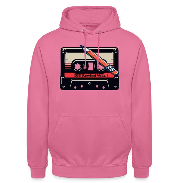 Cassette Rétro K7 : L'Analogique Stylé sur Sweat-shirt à capuche unisexe