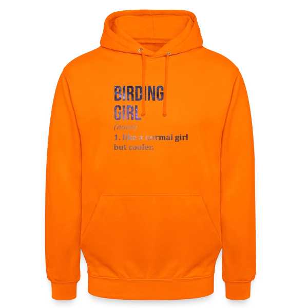 Birding Girl Galaxie sur Sweat-shirt à capuche unisexe