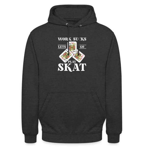 Skat: L'Art du Jeu de Cartes sur Sweat-shirt à capuche unisexe