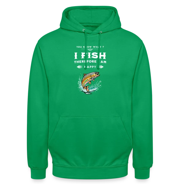 Pêche & Humour : Design Naturel sur Sweat-shirt à capuche unisexe