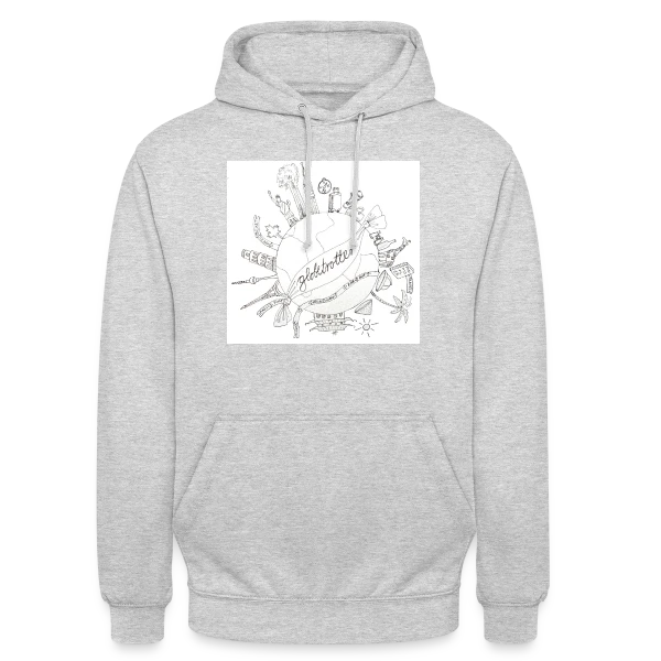 Globe Voyageur Dessin sur Sweat-shirt à capuche unisexe
