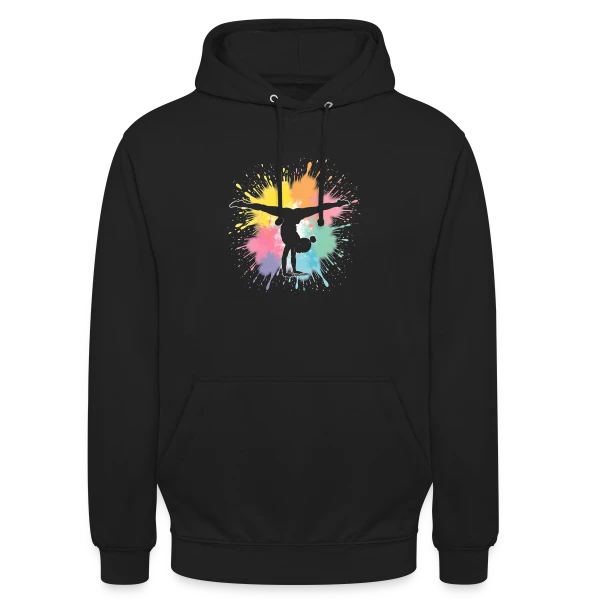 Gymnastique & Turnerine - Passion Sportive sur Sweat-shirt à capuche unisexe