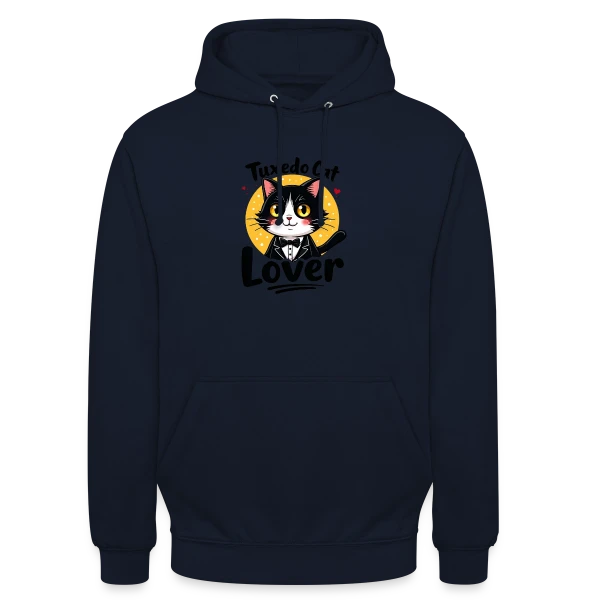 Femme Amoureux Chat Smoking - Cadeau Félin sur Sweat-shirt à capuche unisexe