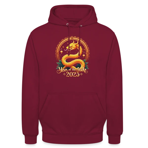 Nouvel An Chinois 2025 - Année du Serpent sur Sweat-shirt à capuche unisexe
