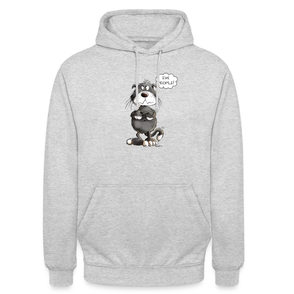 Chat grincheux "Ew People" - Humour félin sur Sweat-shirt à capuche unisexe