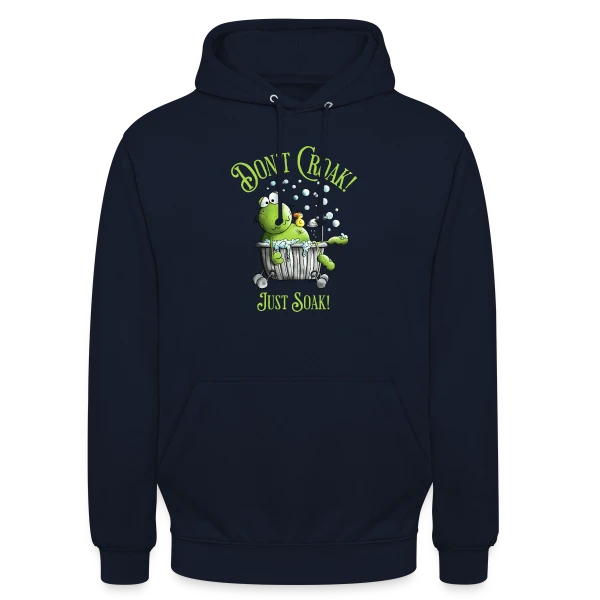 Grenouille Détente & Bain sur Sweat-shirt à capuche unisexe