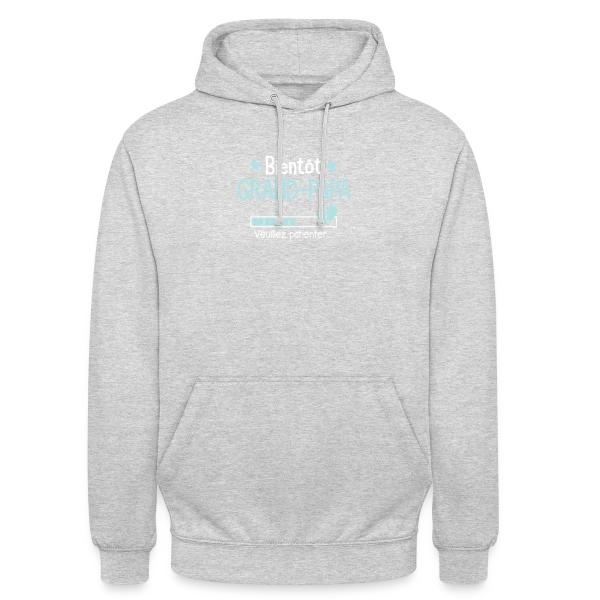 Bientôt Grand-Papy : Annonce de Grossesse Humour sur Sweat-shirt à capuche unisexe