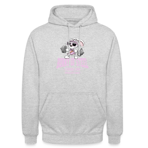 Lapin Fitness - Entraînement 'Powered by Carrots' sur Sweat-shirt à capuche unisexe