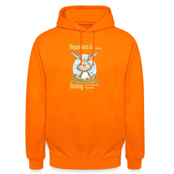 Lapin Printanier et Pâques sur Sweat-shirt à capuche unisexe