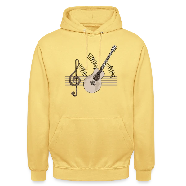Guitare Addict sur Sweat-shirt à capuche unisexe