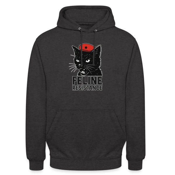 Chat Noir Révolutionnaire sur Sweat-shirt à capuche unisexe