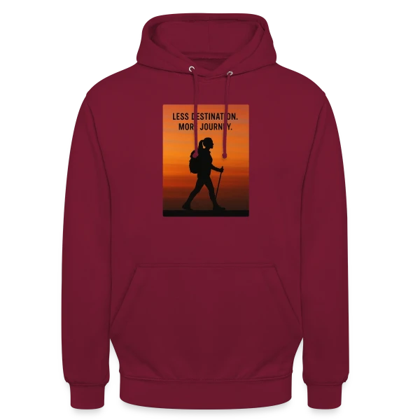 Randonneuse Aventure Voyage sur Sweat-shirt à capuche unisexe